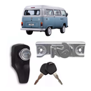 Kit Maçaneta Fechadura Tampa Traseira Superior Kombi Carat