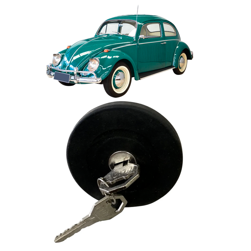 <transcy>Locking Gas Cap with Keys VW Beetle 1959 to 1977 Karmann Ghia</transcy>