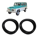 <transcy>2 Rear Side Opening Window Rubber Seal Ford Rural Willys Jeep Station Wagon</transcy>