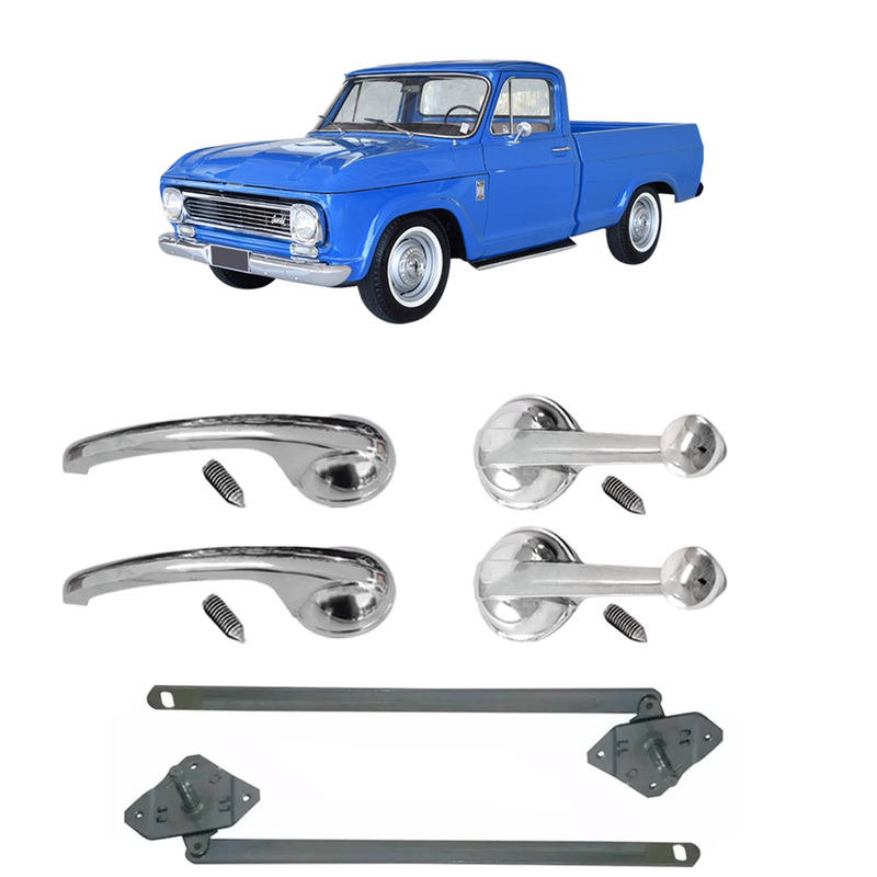 <transcy>Inner Door Handle Latch Lock Window Crank Kit A10 C10 D10 GM Series</transcy>