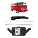 Kit Fechadura Vareta Maçaneta Porta Lateral Meio Kombi 75/97