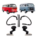 Kit Trinco Borracha Encosto Quebra Vento Kombi 1975 A 2013