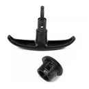 Kit Maçaneta Fechadura Porta Mala Traseira Kombi 75 A 97