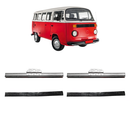 Par Suporte Vidro Porta Kombi Clipper Carat 1975 Até 2013