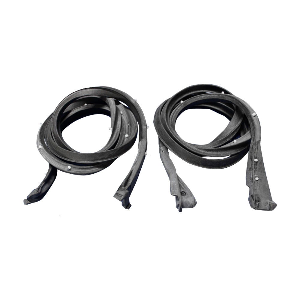 Kit Restauração Borracha Porta Vidro Opala 2 Portas 80 A 84