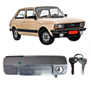 Maçaneta Externa Da Porta Com Chave Direita Cromada Fiat 147