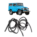 Kit Par Borracha Porta Toyota Bandeirante 1985 À 2001