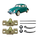 Kit Fechadura Comando Maçaneta Vareta Porta Fusca 59 A 77
