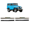 Par Suporte Vidro Porta Borracha Toyota Bandeirante 85 A 01