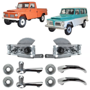 <transcy>Door Handle and Window Regulator Crank Handle Kit Ford F75 Rural Jeep Willys</transcy>