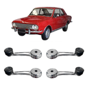 Kit Manivela Vidro Metal Cromada Corcel 1 Belina 1 Maverick