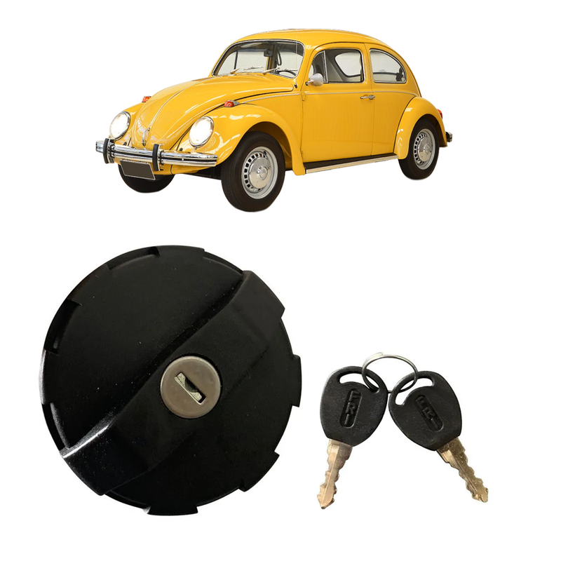 <transcy>Locking Gas Cap With Keys VW Beetle 1300 1600 1978 to 1996 Brasilia</transcy>