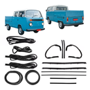 Kit Borracha Porta Canaleta Pest Kombi Pick-up Cabrita 76/97