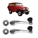Kit Manivela Vidro + Roseta Toyota Bandeirante 1958 A 1982