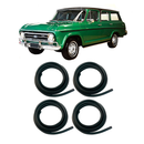 Kit 4 Borracha Para 4 Portas A10 D10 C10 Veraneio 1964 A 84